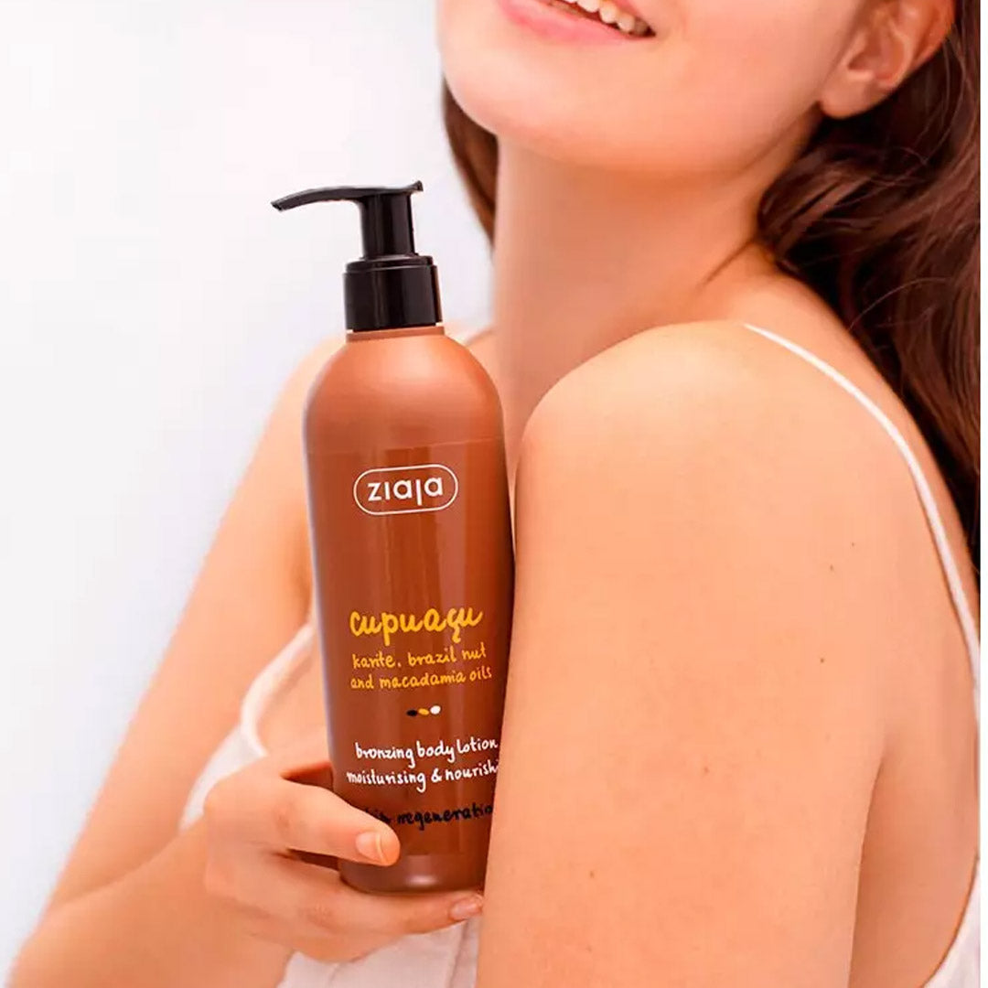 ZIAJA CUPUAZÚ - Loção autobronzeadora hidratante e nutritiva - 100ml