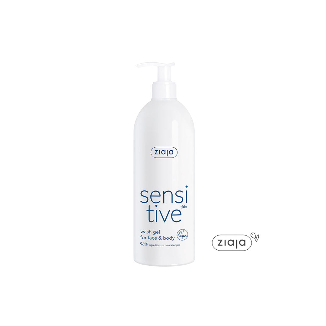 Gel de Limpeza de Rosto e Corpo para Peles Sensíveis - 400 ml