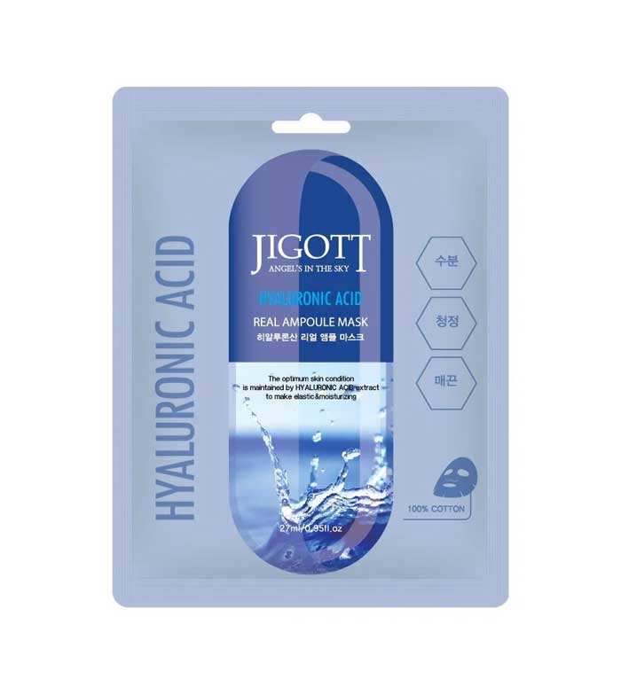 JIGOTT - Máscara facial com ácido hialurônico