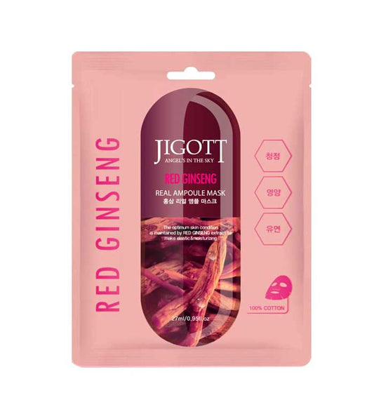 JIGOTT - Máscara facial com extrato de ginseng vermelho